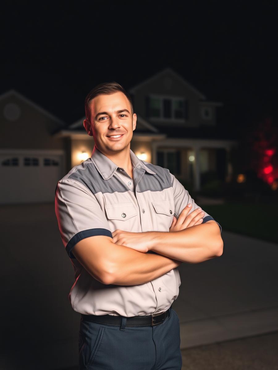 Olen Property Services crew member